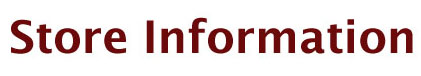 Store Information